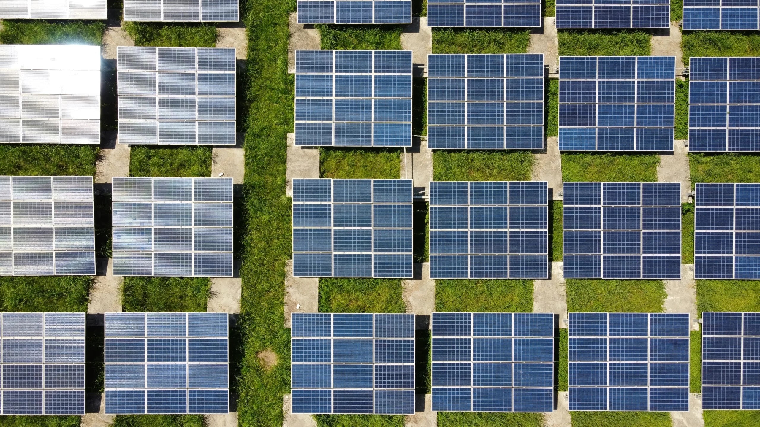 Nettoyage d’installation photovoltaïque au sol
