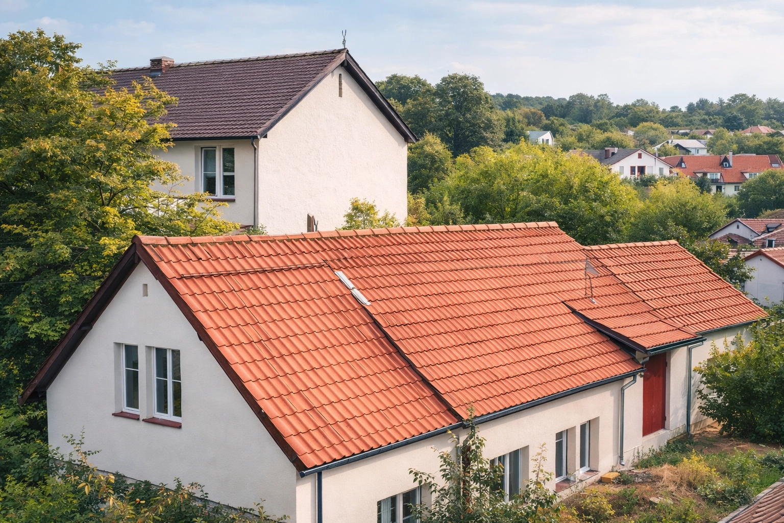 Nettoyage de toiture pour maison individuelle en Ille-et-Vilaine